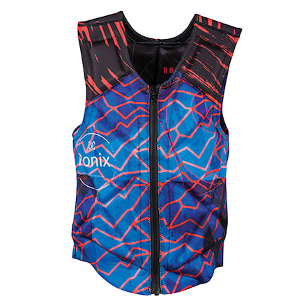 Vesta na wakeboard Ronix Party Athletic Fit blue/red lighting 2018 - 1