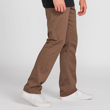 Jeans/kalhoty Volcom Frickin Modern Stretch mushroom 2021 - 4