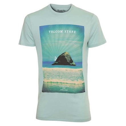 T-shirt Volcom Omsprock Ss Lighweight coastal blue 2014 - 1
