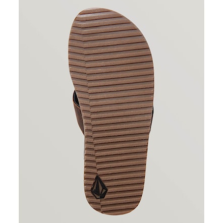 Flip-flops Volcom Recliner Leather vintage brown 2020 - 4