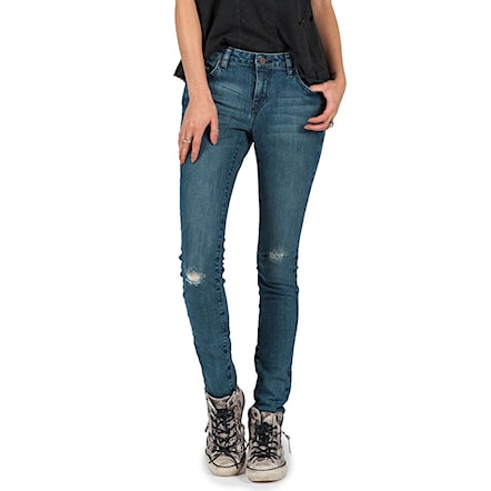 Jeans/nohavice Volcom Super Stoned Skinny false blue 2015 - 1