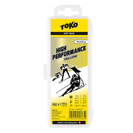 Wax Toko High Performance 120 g yellow - 1