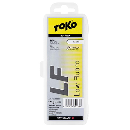 Vosk Toko LF Hot Wax 120G yellow - 1