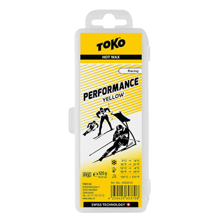 Wax Toko Performance 120 g yellow - 1