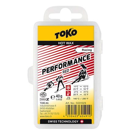 Wax Toko Triple X Performance 120 g red - 1