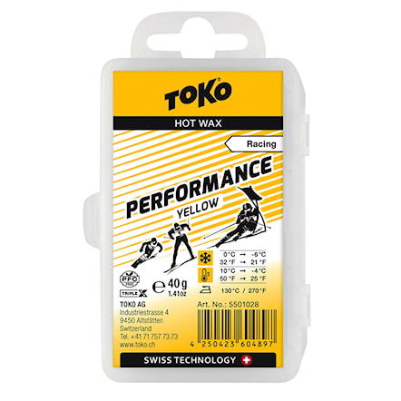 Wosk Toko Triple X Performance 120 g yellow - 1