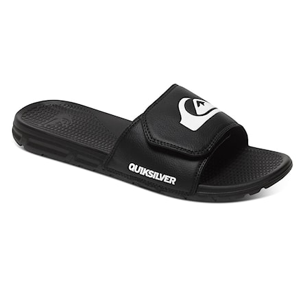 Slide Sandals Quiksilver Shoreline Adjust black/black/white 2017 - 1