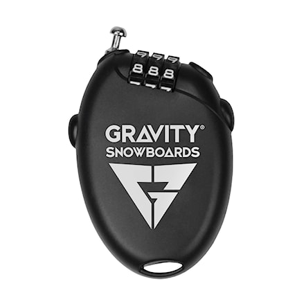 Zámek na snowboard Gravity Snb Lock black - 1