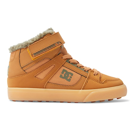 Zimní boty DC Kids Pure High-top Winterized EV wheat 2024 - 2