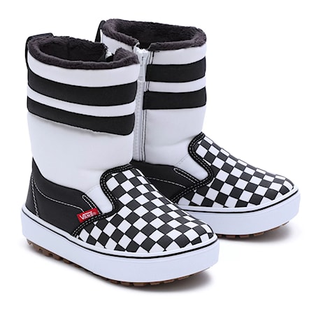 Winter Shoes Vans Kids Slip-On Snow Vansguard checkerboard 2022 - 1