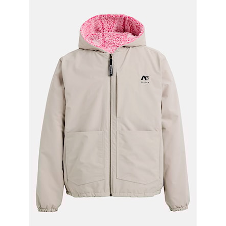Winter Jacket Burton AG Speakout Rev Jacket stone grey/plush pink 2026 - 10