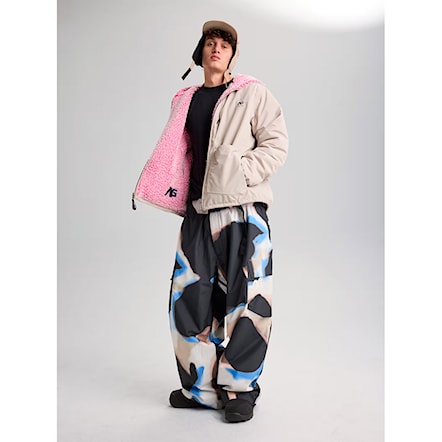 Winter Jacket Burton AG Speakout Rev Jacket stone grey/plush pink 2026 - 8