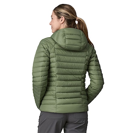 Winter Jacket Patagonia W's Down Sweater Hoody terrain green 2025 - 2