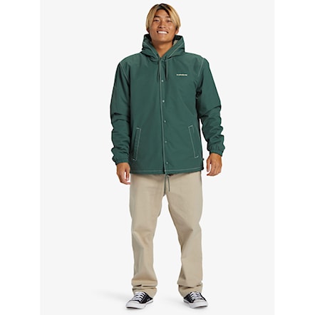 Zimná bunda do mesta Quiksilver Rain Cloud Warm Hooded Coach forest 2025 - 6