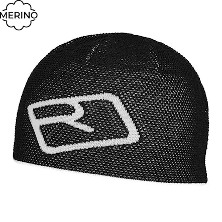 Cap ORTOVOX Merino Logo Knit black raven 2024 - 1
