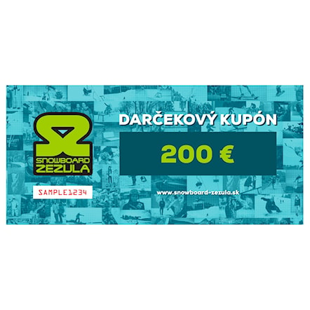 Darčekový kupón SNOWBOARD ZEZULA 200 € - 1