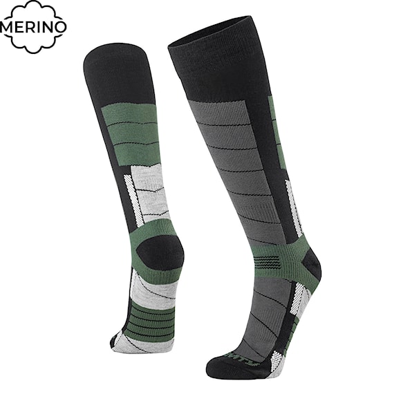 Snowboard Socks Gravity Rush black/keef 2025