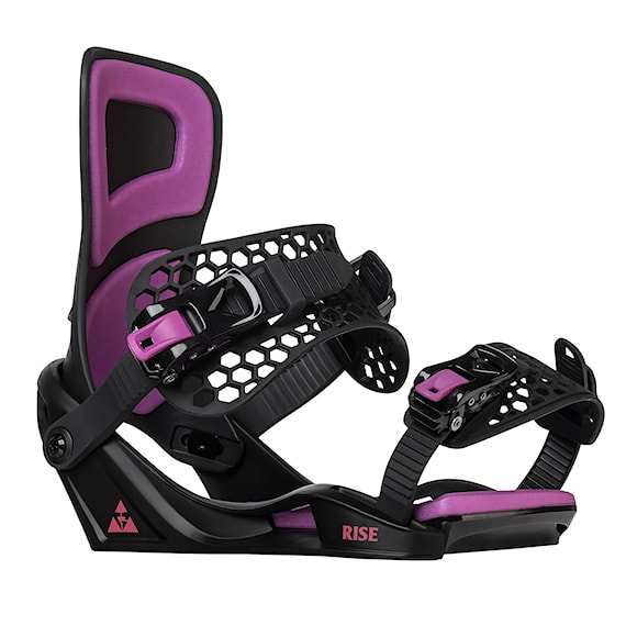 Vázání na snowboard Gravity Rise black/purple 2024