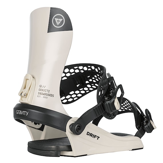 Vázání na snowboard Gravity Drift bone/black 2026