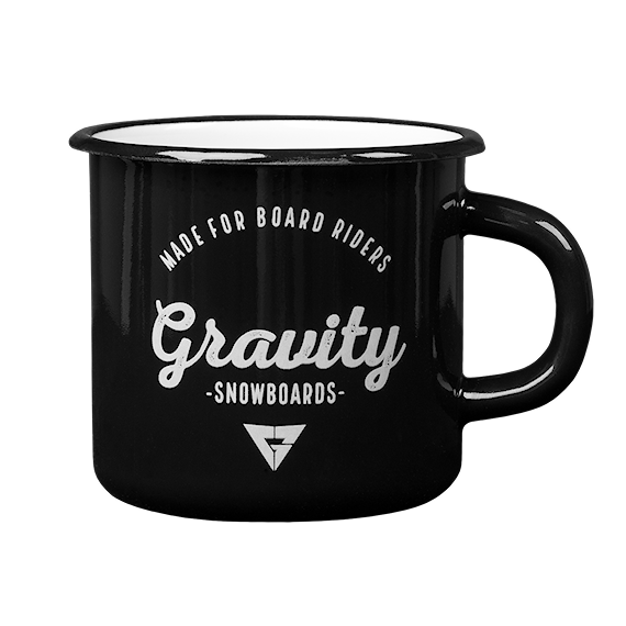 Gravity Enamel Cup black