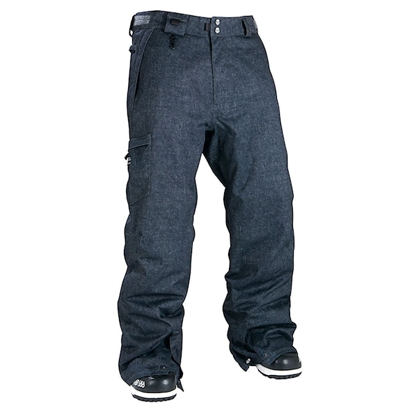 Kalhoty na snowboard 686 Resist Insulated indigo acid wash 2012 - 1