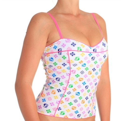 Tílko 69Slam Push-Up Monogram white - 1