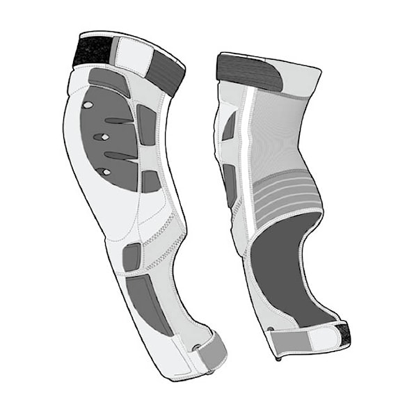 Ochraniacze na kolana Amplifi Kana Knee jet black - 3