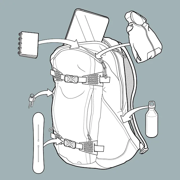 Batoh Burton Day Hiker 2.0 22L spiced chai 2027 - 3