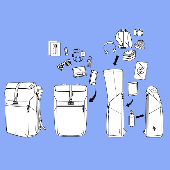 Batoh Nitro Cosmo woodrose - 14