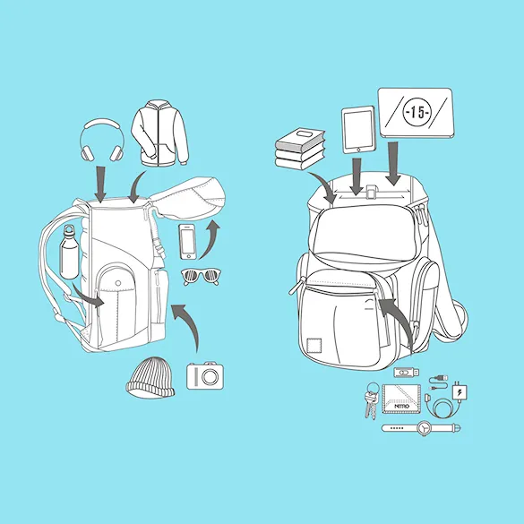 Backpack Nitro Daypacker 2.0 woodrose - 7