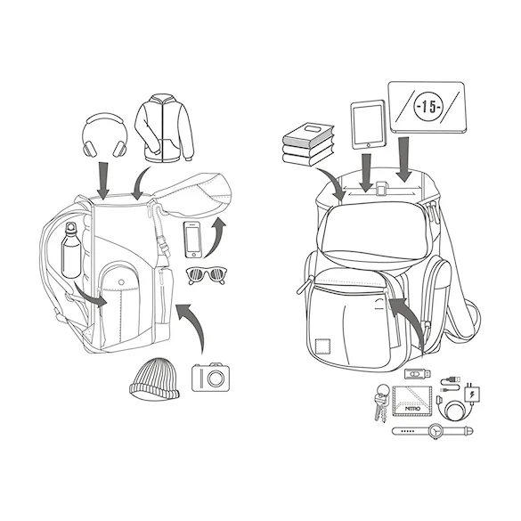 Plecak Nitro Daypacker tropical - 4
