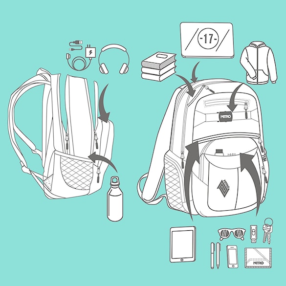 Backpack Nitro Hero forged camo - 23