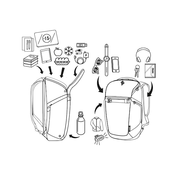 Batoh Nitro Nikuro tropical - 6