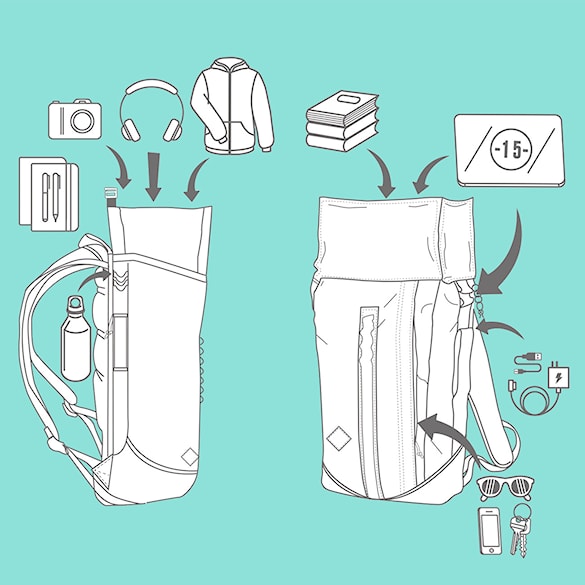 Backpack Nitro Scrambler dead flower - 9