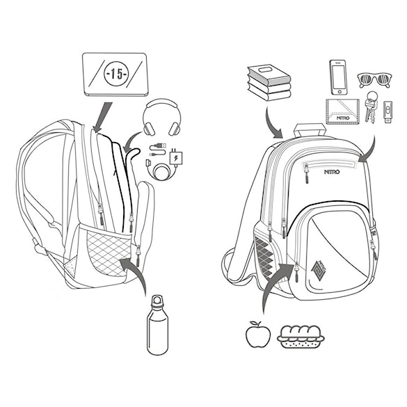 Backpack Nitro Stash 29 haze - 6