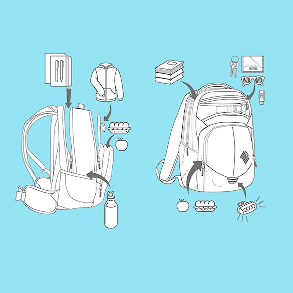 Backpack Nitro Superhero woodrose - 14