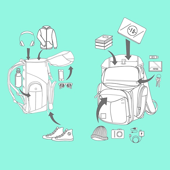 Backpack Nitro Weekender tropical - 5