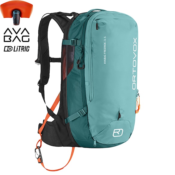 Avalanche Backpack ORTOVOX Avabag LiTRIC Freeride 26 S ice waterfall 2025 - 1