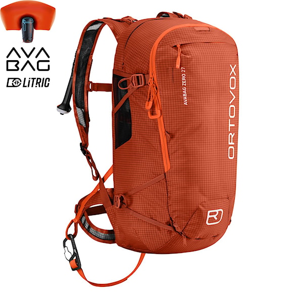 Avalanche Backpack ORTOVOX Avabag LiTRIC Zero 27 desert orange 2025 - 1