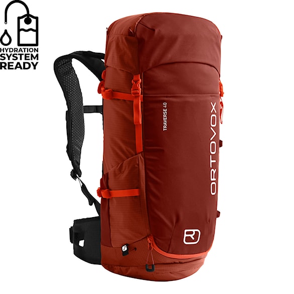 Backpack ORTOVOX Traverse 40 hot orange 2026 - 1