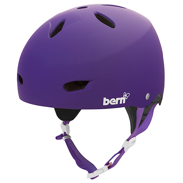 Helma na skateboard Bern Brighton H2O matte purple 2012 - 1