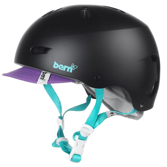 Helma na skateboard Bern Brighton matte black visor 2013 - 1