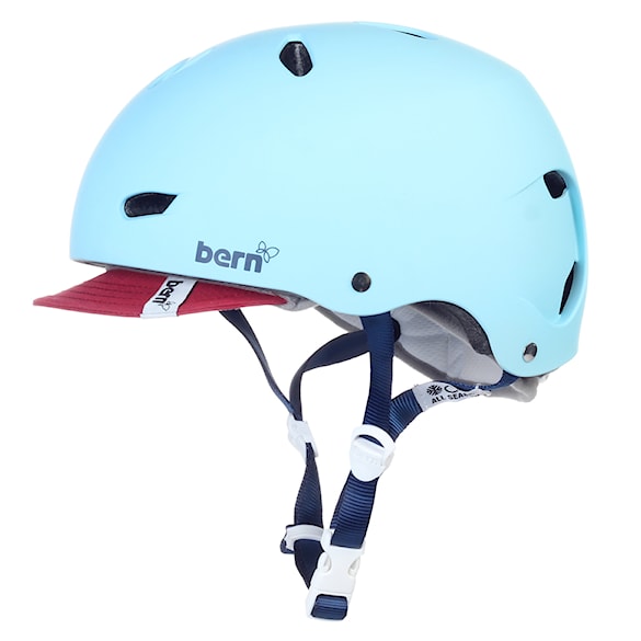 Helma na skateboard Bern Brighton matte bluebird visor 2013 - 1