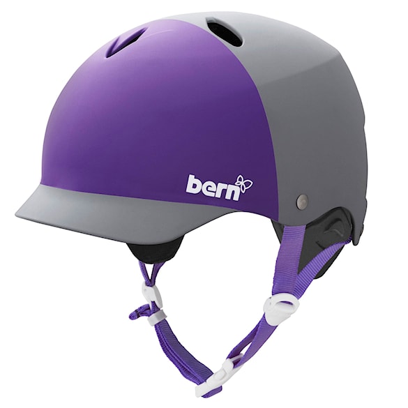 Helma na skateboard Bern Lenox H2O mat. grey/purple 2012 - 1