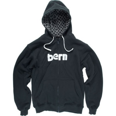Bike mikina Bern Logo Hoodie dark grey - 1