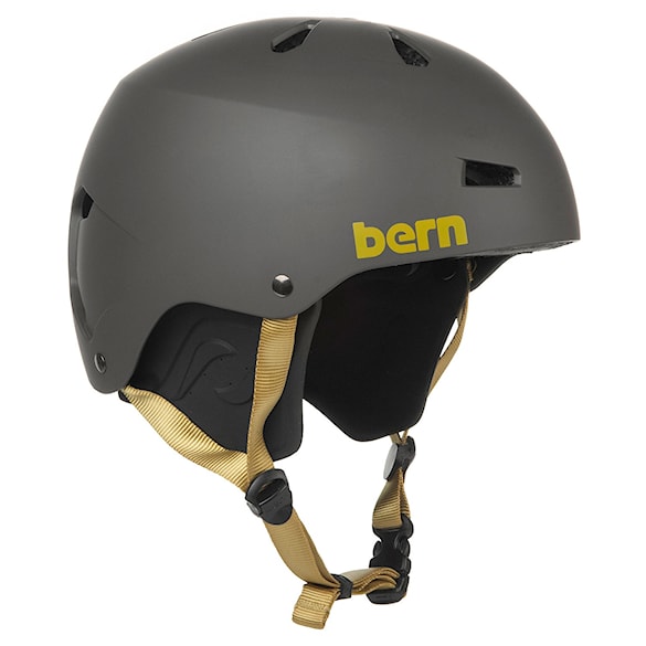 Helma na skateboard Bern Macon H2O matte charcoal grey 2015 - 1
