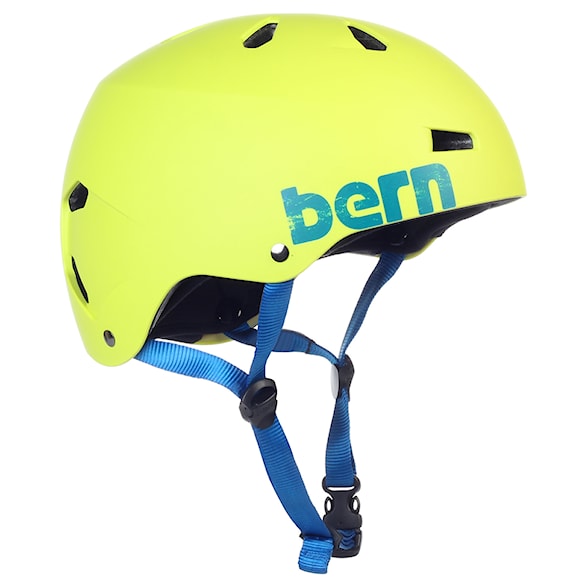 Helma na skateboard Bern Macon matte neon yellow 2013 - 1