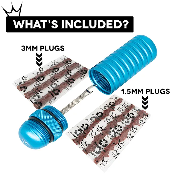 Oprava defektu Peaty's Holeshot Tubeless Puncture Plugger Kit red - 4