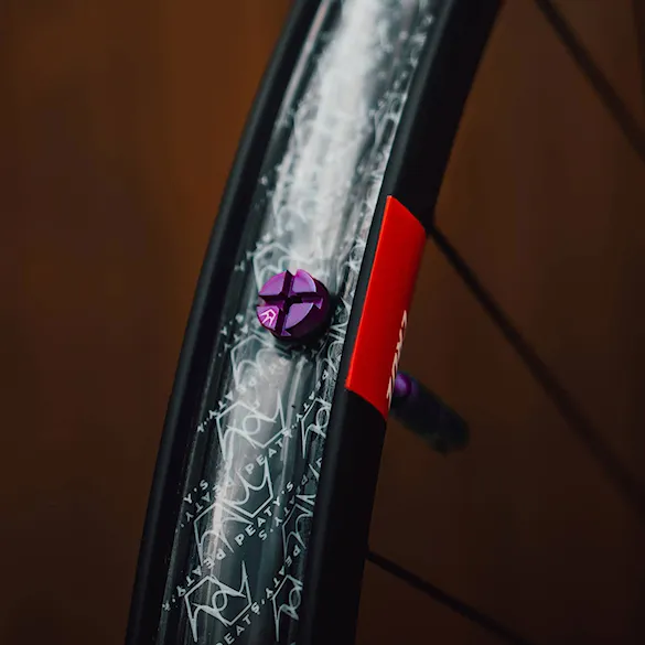 Wentyle Peaty's MK2 Tubeless Valves 42mm violet - 3
