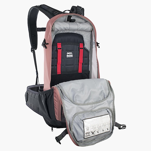 Bike Backpack EVOC FR Enduro 16 dusty pink/carbon grey - 7